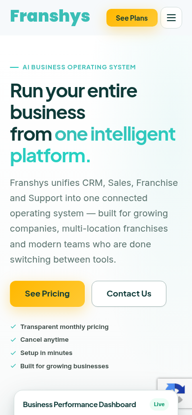 Franshys on mobile