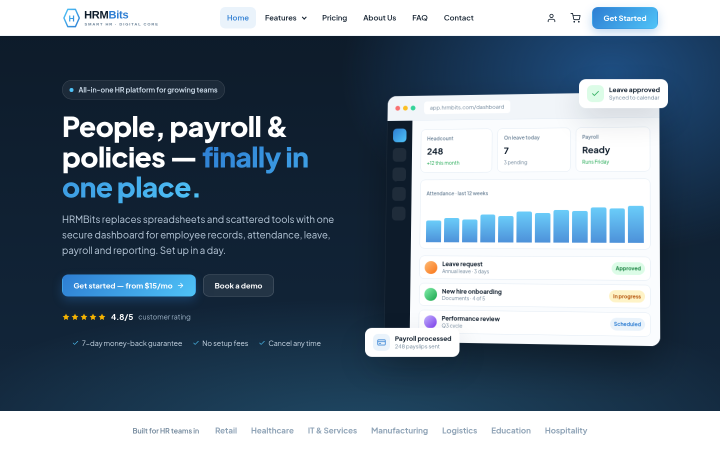 HRMBits screenshot