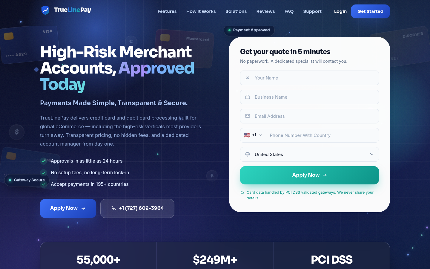 TrueLinePay screenshot